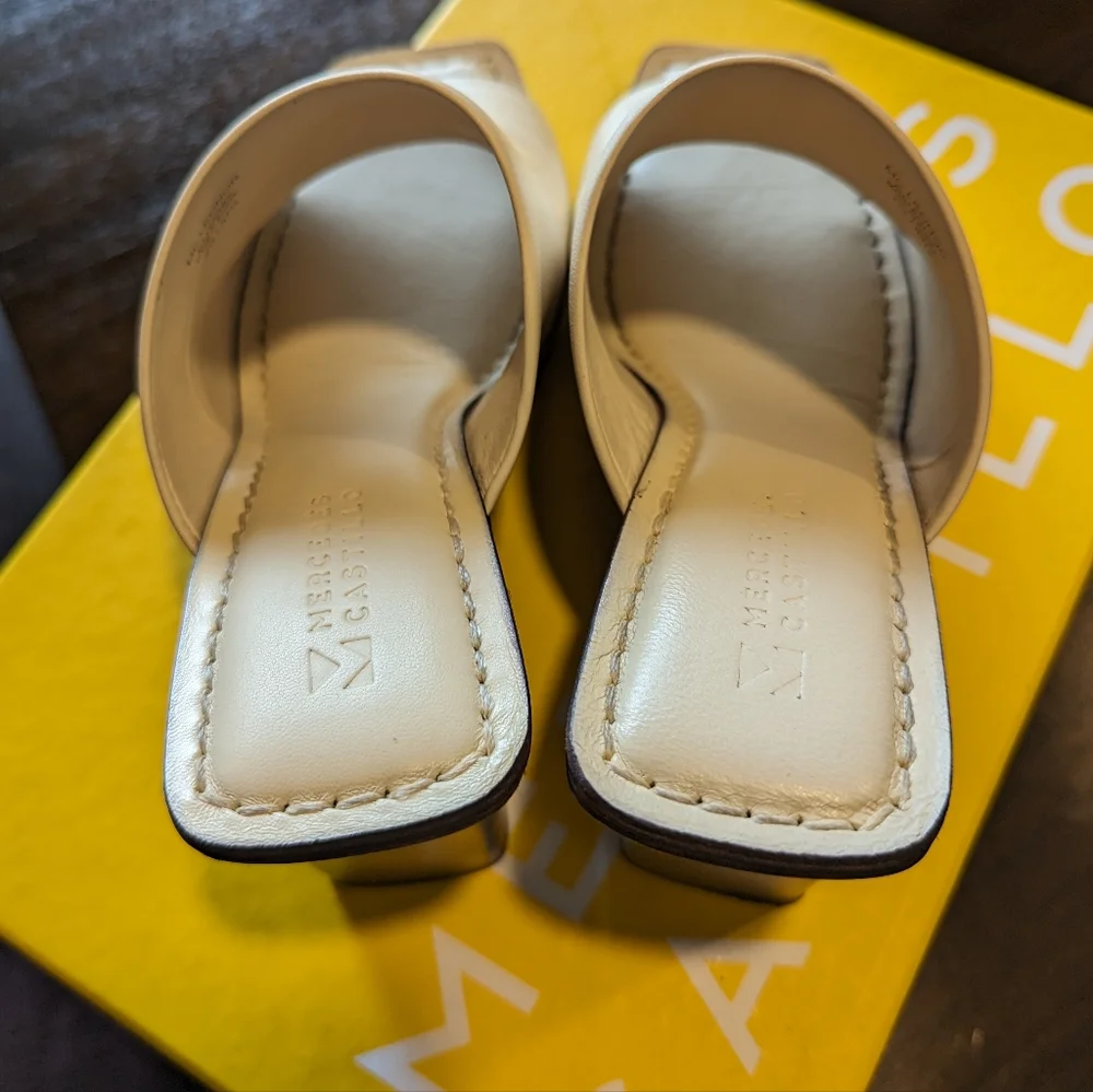 MERCEDES CASTILLO Wedge 7.5 ivory